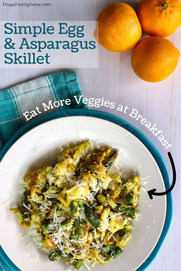 Quick and Easy Eggs and Asparagus Breakfast Skillet