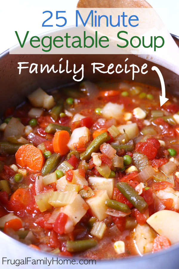 Vegetable Soup - Together as Family