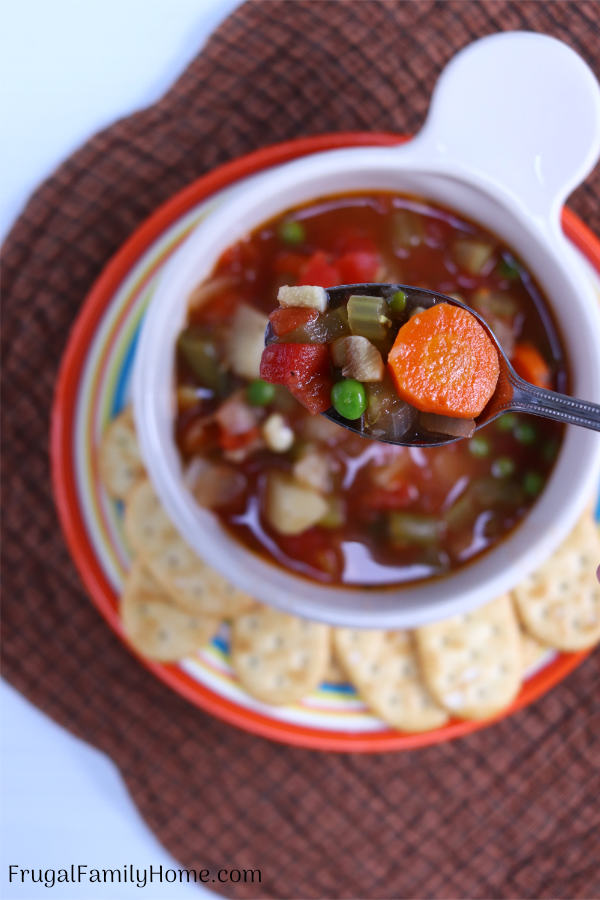 How to Make Vegetable Soup from Scratch with Video Frugal Family Home