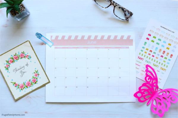 free printable and editable june calendar pack frugal family home