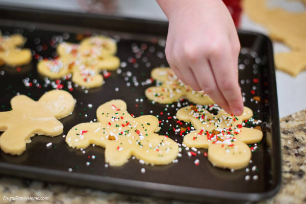 baking cookies