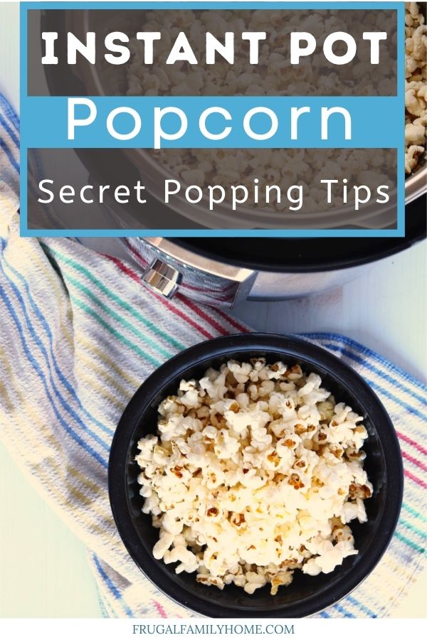 A serving of Instant Pot Popcorn