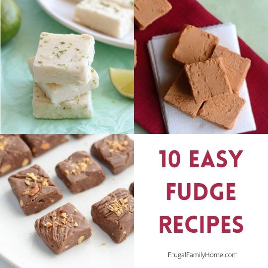 4 fudge recipe photos