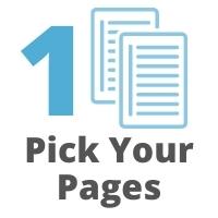 Step 1 Pick Your Pages