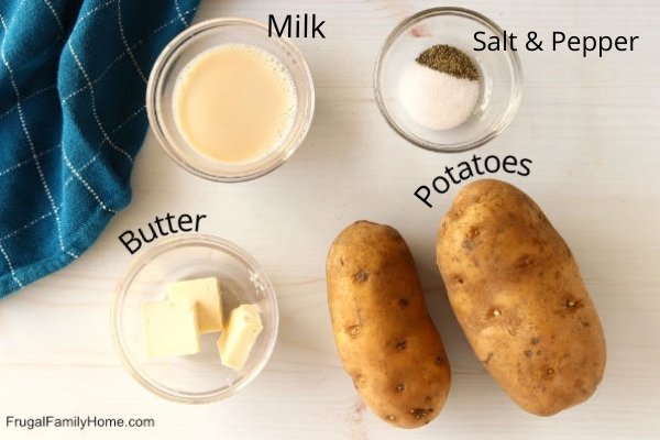 ingredients needed for instant pot mashed potatoes