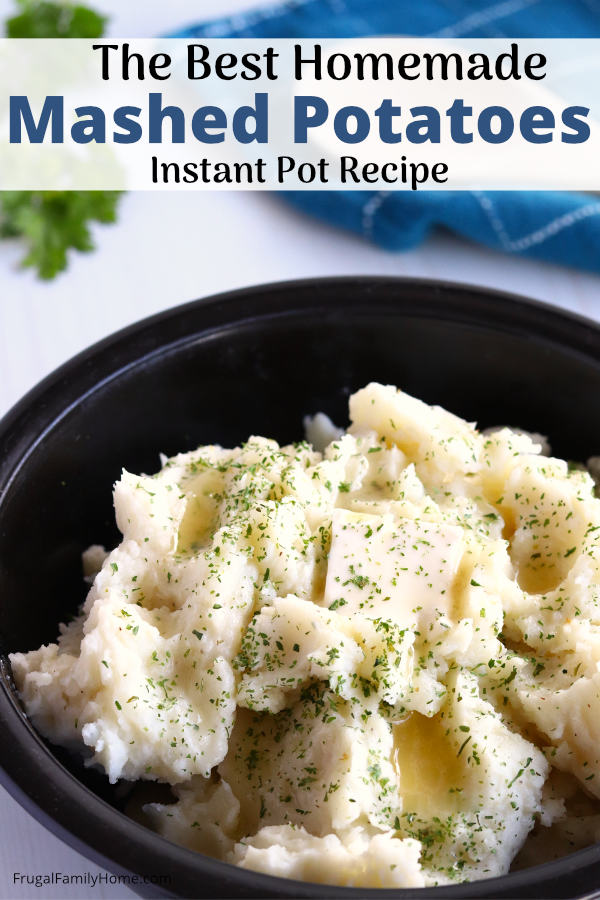 serving of mashed potatoes in instant pot