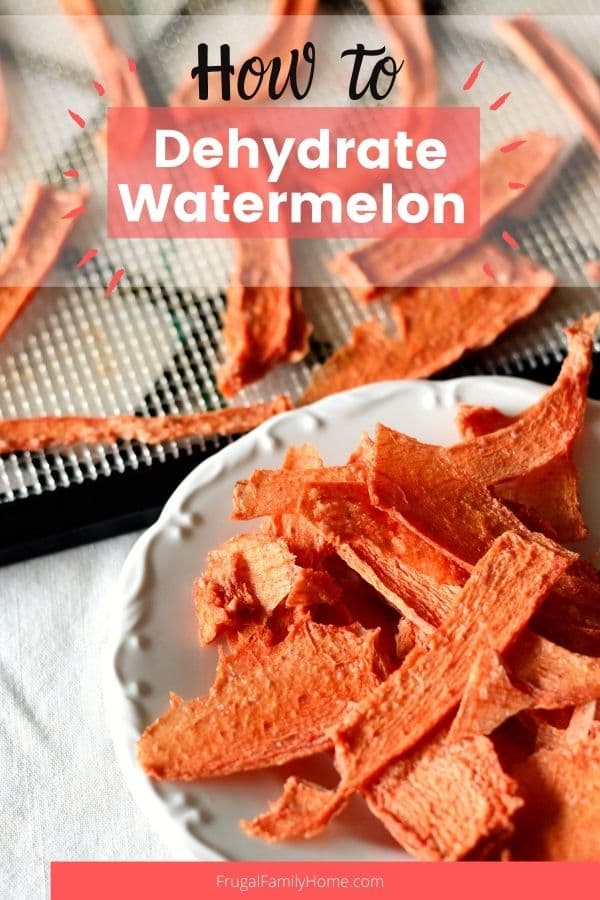 How to Dehydrate Watermelon, Easy Dehydrated Watermelon Jerky