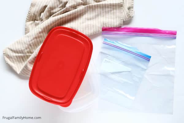 Freezer bags and containers for freezer cooking
