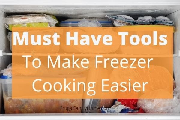 Freezer meals in the freezer