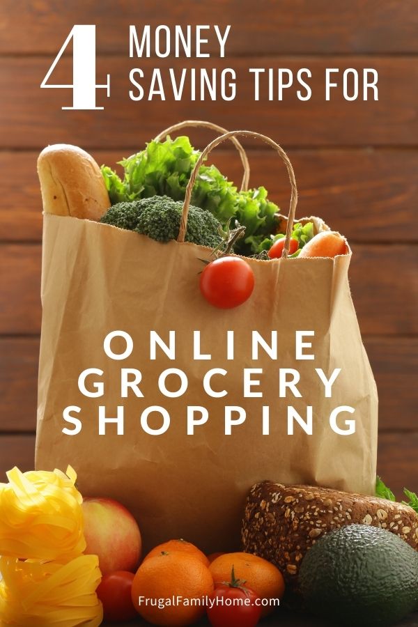 A bag of groceries from online grocery shopping.