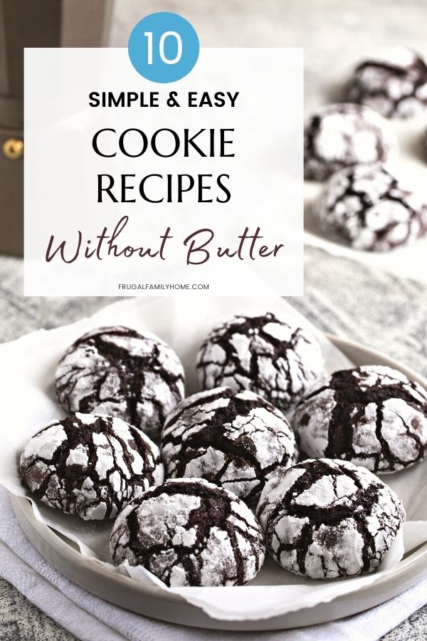 Chocolate Crinkle Cookie Recipe made without butter