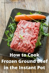 How to Easily Cook Frozen Ground Beef, Instant Pot Quick Recipe ...