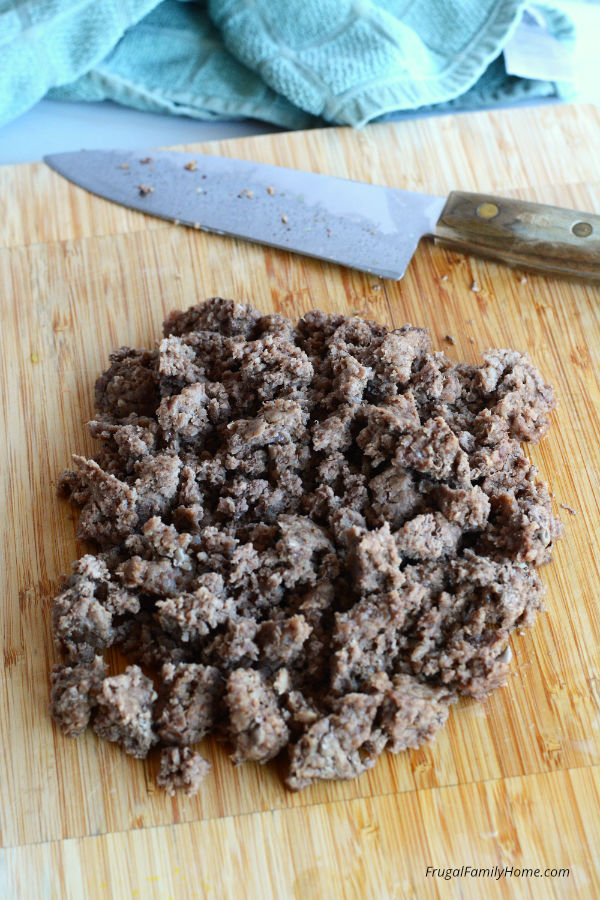 The fully cooked from frozen ground beef instant pot