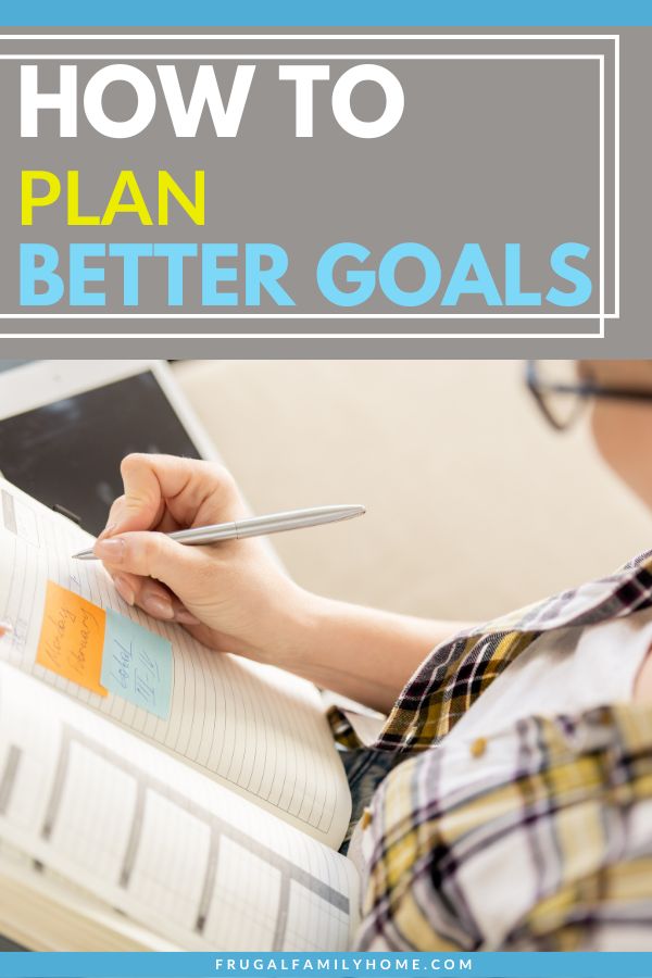 A person with a goal planning getting ready to plan their goals.