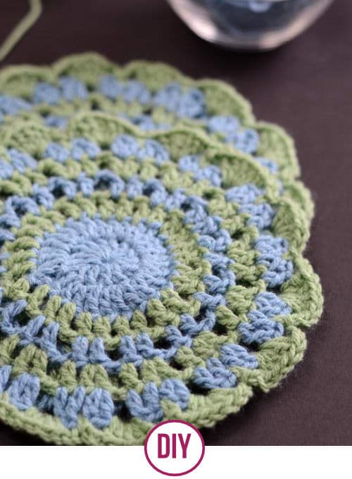 Crocheted doily