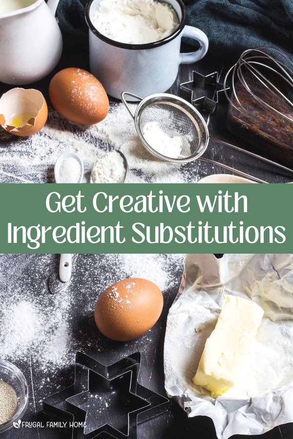 Creative substitutions when baking for the holidays.