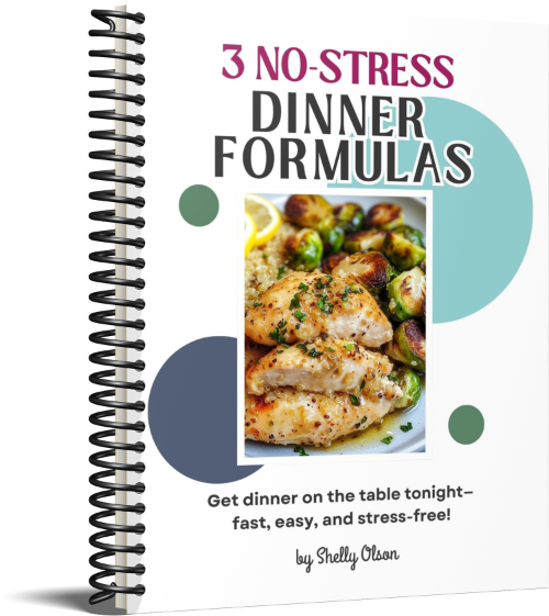 The 3 No Stress Dinner Formulas cookbook