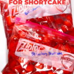 How to make strawberries for shortcake for the freezer.